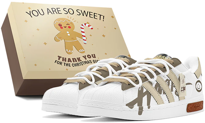 【訂製球鞋】 adidas originals Superstar CNY 新年禮盒 元氣微笑 特殊鞋盒 低筒 板鞋 男女款 棕色 Buy 【訂製球鞋】 adidas originals Superstar CNY 新年禮盒 元氣微笑 特殊鞋盒 低筒 板鞋 男女款 棕色
