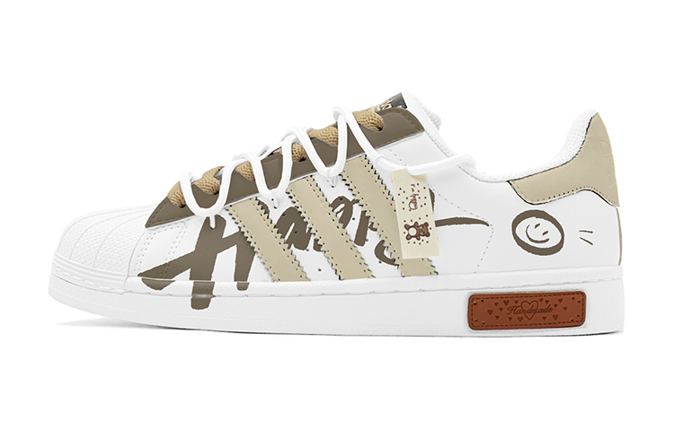 Order [定制鞋款] adidas Originals Superstar '农历新年微笑棕色' EG4958(TeamS-快乐笑脸S-BOX)