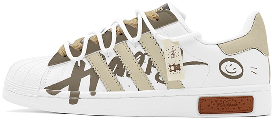 【訂製球鞋】 adidas originals Superstar CNY 新年禮盒 元氣微笑 特殊鞋盒 低筒 板鞋 男女款 棕色 Order 【訂製球鞋】 adidas originals Superstar CNY 新年禮盒 元氣微笑 特殊鞋盒 低筒 板鞋 男女款 棕色