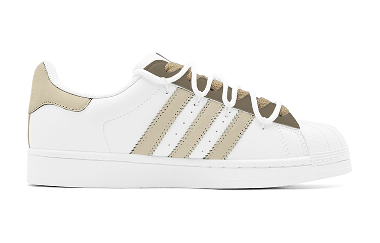 Lookbook [定制鞋款] adidas Originals Superstar '农历新年微笑棕色' EG4958(TeamS-快乐笑脸S-BOX)