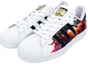 Shop 【訂製球鞋】 adidas originals Superstar 貝殼頭 星雲爆炸 低筒 板鞋 男女同款 紅色
