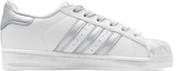 Lookbook 【訂製球鞋】adidas originals Superstar 春日煥新季 水晶之戀 愛心塗鴉 特殊鞋盒 防滑耐磨 低筒 板鞋 男女同款 銀灰