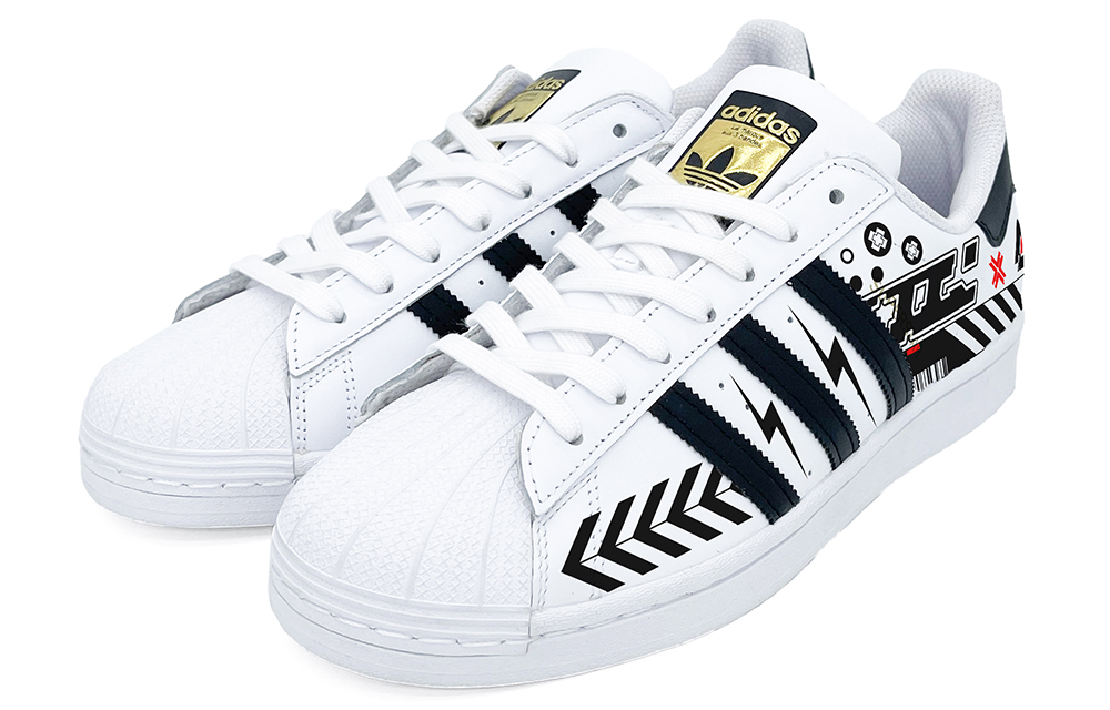 Lookbook [Kasut Custom] adidas Originals Superstar 'Cyberpunk Hitam' EG4958(Team2-赛博朋克)