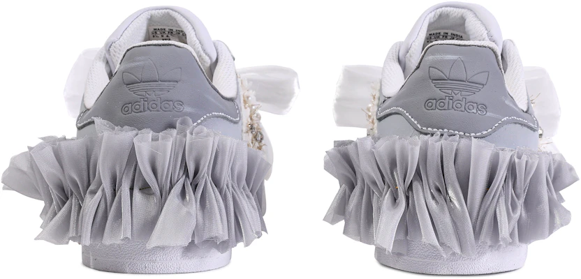 【定製球鞋】adidas originals Superstar 達文西定製 星蔚 婚鞋 愛心 蕾絲 低筒 帆布鞋 男女同款 灰 Purchase 【定製球鞋】adidas originals Superstar 達文西定製 星蔚 婚鞋 愛心 蕾絲 低筒 帆布鞋 男女同款 灰