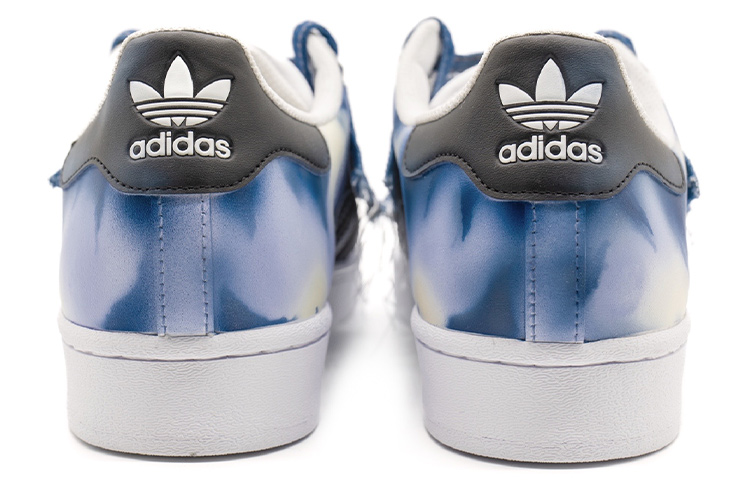 [Custom Shoes] adidas Originals Superstar 'Deconstructed American Retro Washed Denim Hand-Painted Graffiti Vibe' 圖 6