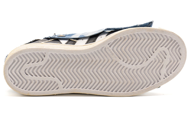 [Custom Shoes] adidas Originals Superstar 'Deconstructed Retro Girl Theme - Blue Denim Graffiti Vibe' 圖 6