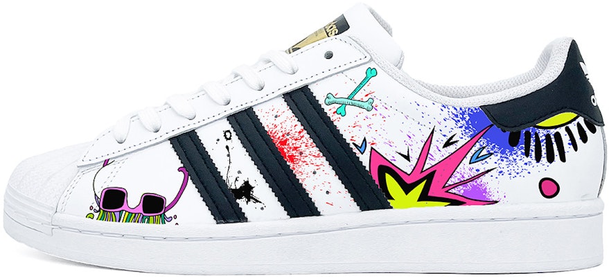 アディダス オリジナルス スーパースター "ドーパミン" (カスタム) EG4958(Team2-多巴胺缤纷涂鸦) Buy アディダス オリジナルス スーパースター "ドーパミン" (カスタム) EG4958(Team2-多巴胺缤纷涂鸦)