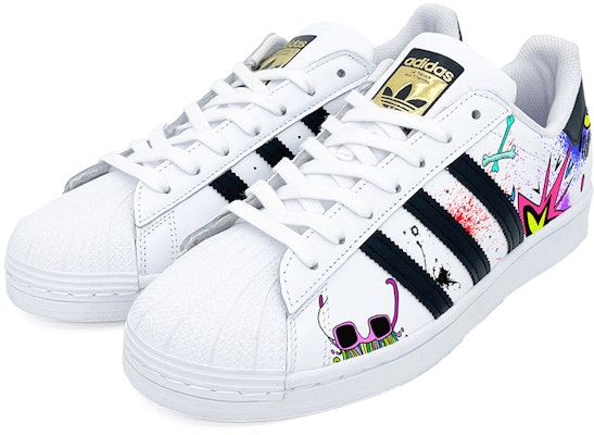 アディダス オリジナルス スーパースター "ドーパミン" (カスタム) EG4958(Team2-多巴胺缤纷涂鸦) Shop アディダス オリジナルス スーパースター "ドーパミン" (カスタム) EG4958(Team2-多巴胺缤纷涂鸦)
