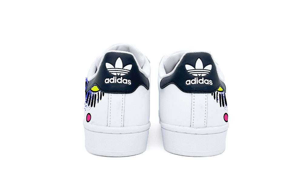 Purchase [Custom Shoes] adidas Originals Superstar 'Dopamine Multicolor Graffiti'