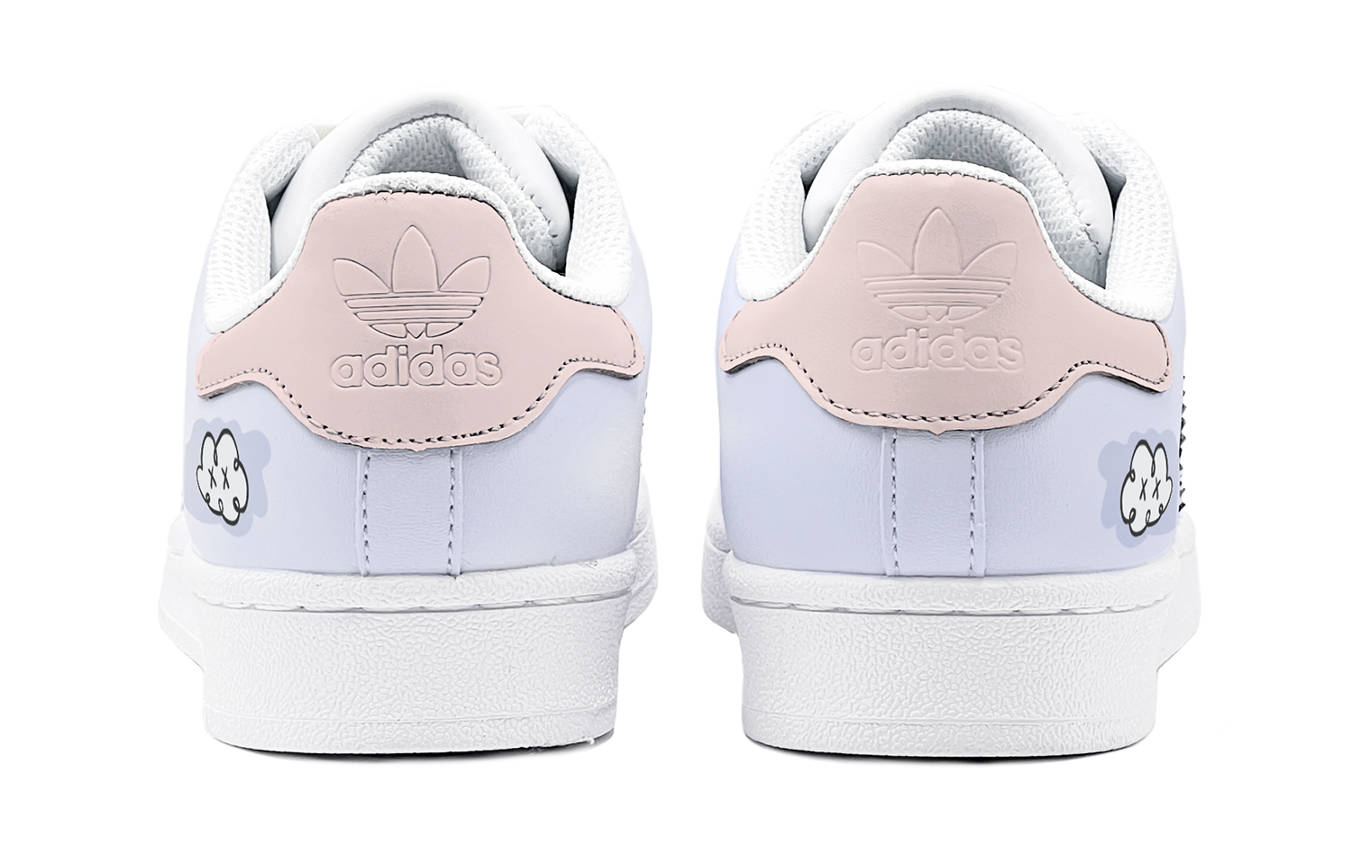 Purchase [Sepatu Kustom] adidas Originals Superstar 'Dopamin Dressing Cloud' EG4958(TeamS-粉紫云朵涂鸦S-BOX)