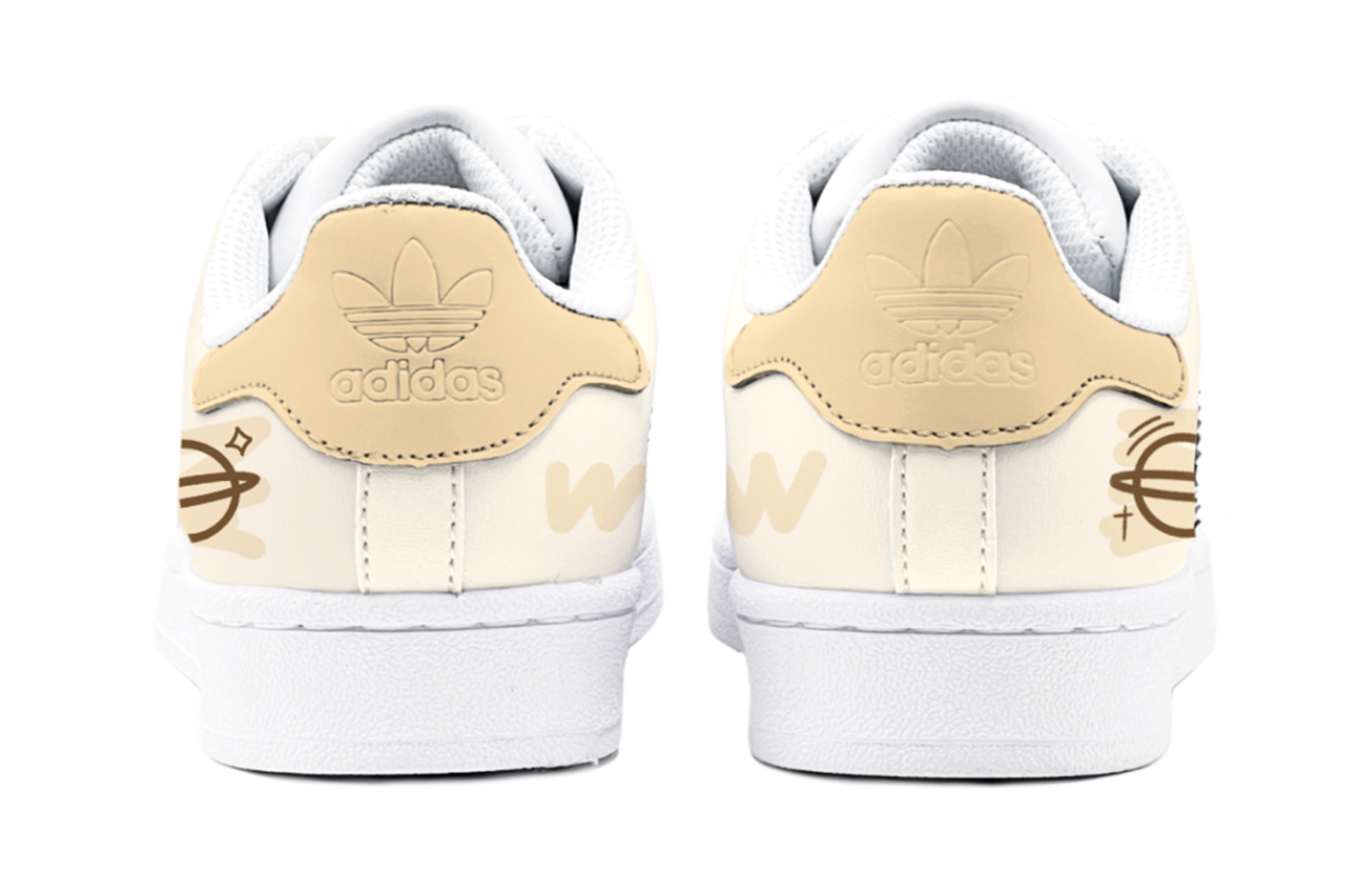 Purchase [カスタムシューズ] アディダス オリジナルス スーパースター『ギャラクシーイエロー』 EG4958(TeamS-橙黄星球阿迪S-BOX)