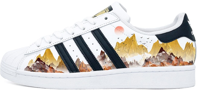 【客製化球鞋】 adidas originals Superstar 貝殼頭 日照金山 百搭舒適 低筒 運動鞋 男女款 金黃色 Buy 【客製化球鞋】 adidas originals Superstar 貝殼頭 日照金山 百搭舒適 低筒 運動鞋 男女款 金黃色