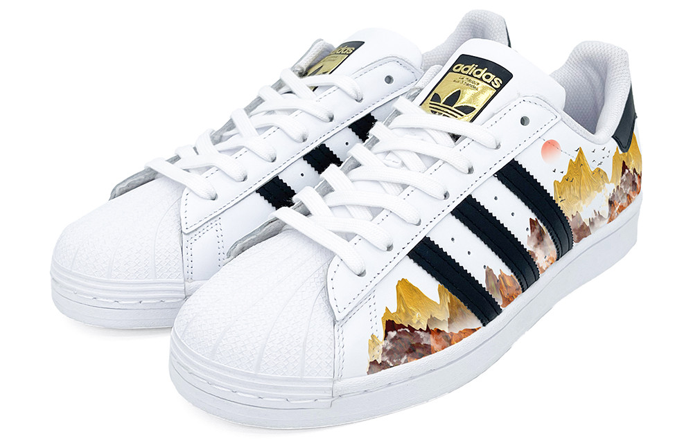 Lookbook [定制鞋款] 阿迪达斯 Originals Superstar '金色阳光' EG4958(Team2-日照金山)