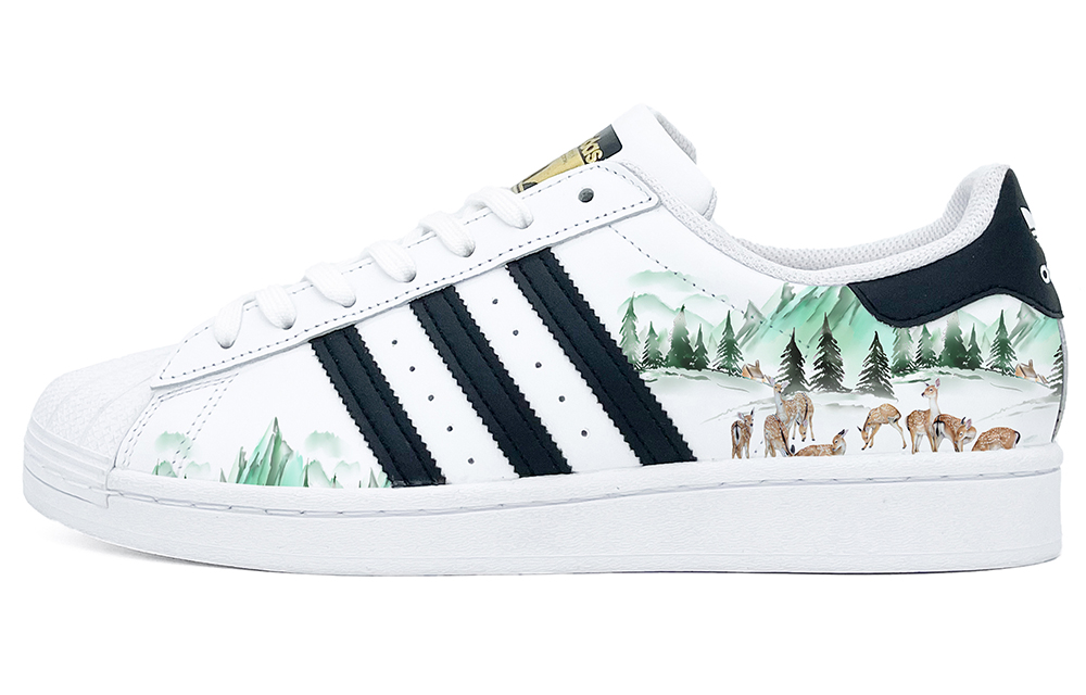 [Custom Shoes] adidas Originals Superstar 'Green Fortune'