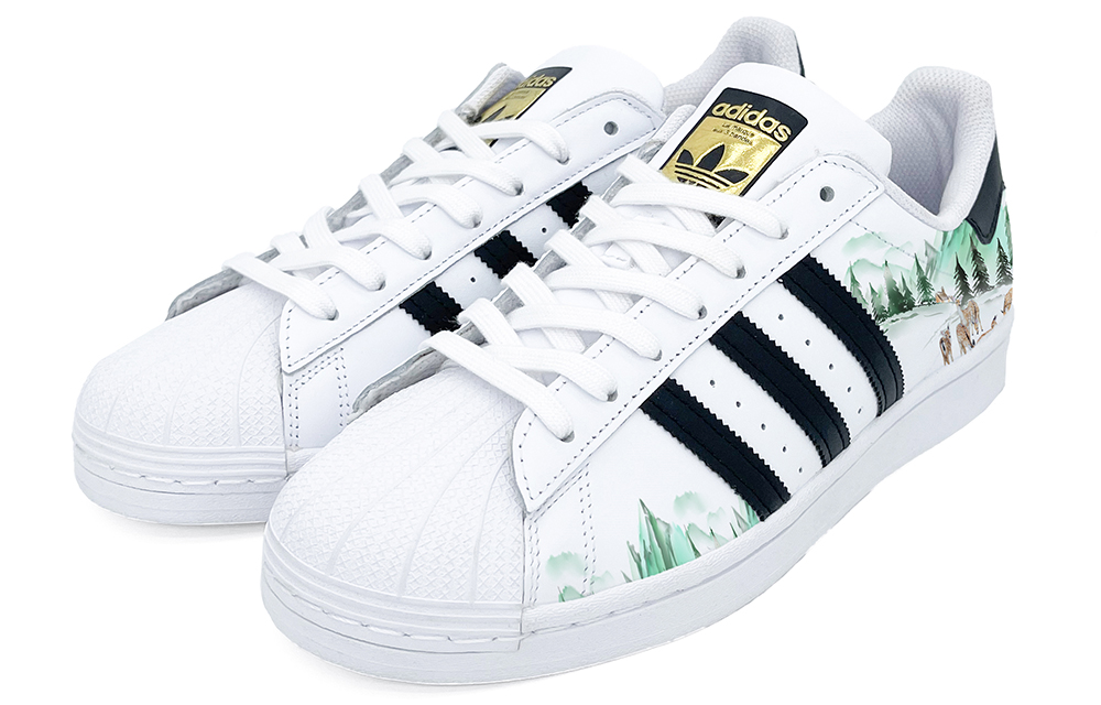 [Custom Shoes] adidas Originals Superstar 'Green Fortune' 圖 3
