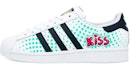 Order 【訂製球鞋】 adidas originals Superstar 貝殼頭 綠色星星Kiss 低筒 滑板鞋 男女款 綠色
