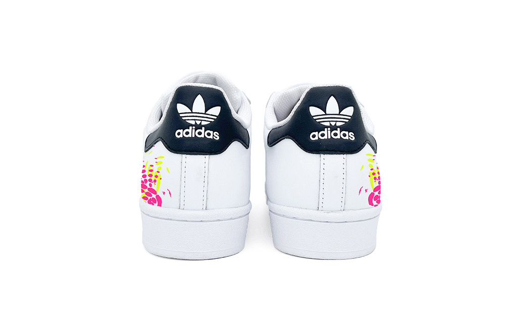 Purchase [定制鞋款] adidas Originals Superstar '爱心涂鸦 粉-绿' EG4958(Team2-撞色爱心涂鸦)