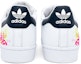 Purchase 【訂製球鞋】 adidas originals Superstar 貝殼頭 撞色愛心塗鴉 低筒 板鞋 男女款 粉綠色