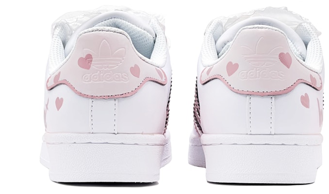 아디다스 오리지널 슈퍼스타 '하트 낙서' (커스텀) EG4958(TeamS-粉白爱心HeartS-BOX) Shop 아디다스 오리지널 슈퍼스타 '하트 낙서' (커스텀) EG4958(TeamS-粉白爱心HeartS-BOX)