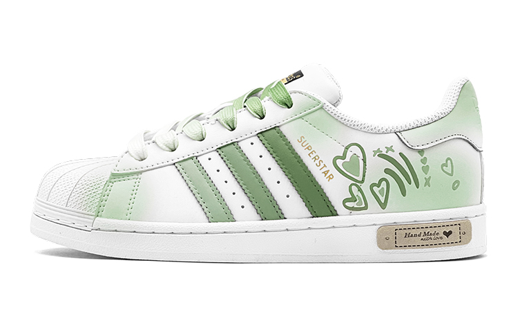 [Custom Shoes] adidas Originals Superstar 'Iridescent Stars - Green' 圖 2