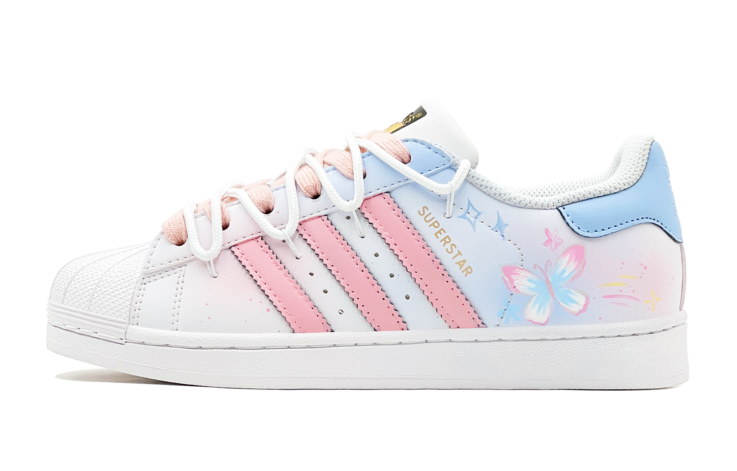 Order [Kasur Kasut] adidas Originals Superstar 'Kupu-Kupu Iridescent - Twin Holiday' EG4958(TeamS-粉蓝幻彩蝴蝶S-BOX)