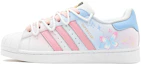 Order 【訂製球鞋】 adidas originals SUPERSTAR 雙節禮餚 幻彩蝴蝶 特殊鞋盒 鴛鴦配色設計 低筒 板鞋 男女同款 粉藍