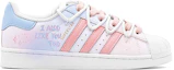 Lookbook 【訂製球鞋】 adidas originals SUPERSTAR 雙節禮餚 幻彩蝴蝶 特殊鞋盒 鴛鴦配色設計 低筒 板鞋 男女同款 粉藍