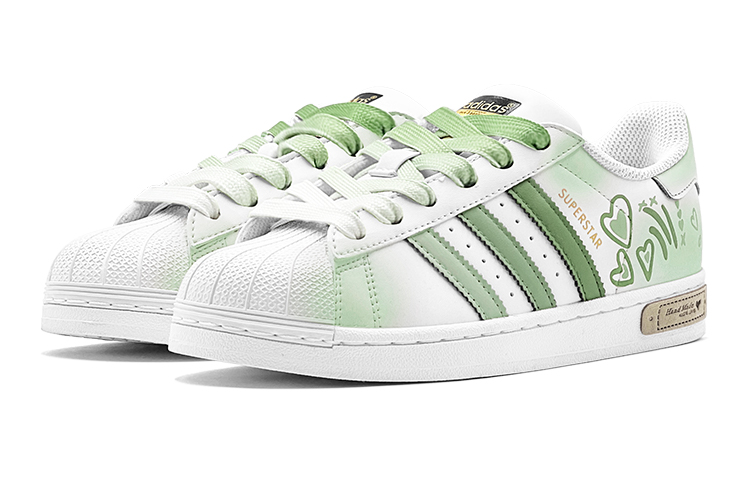 [Custom Shoes] adidas Originals Superstar 'Iridescent Stars - Green' 圖 4