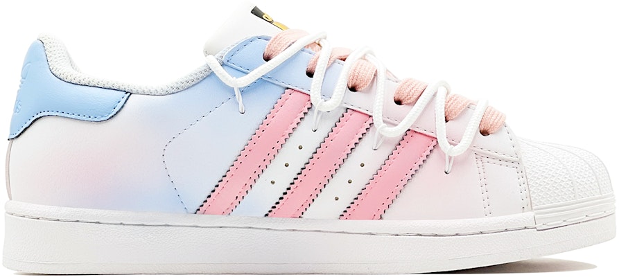【訂製球鞋】 adidas originals SUPERSTAR 雙節禮餚 幻彩蝴蝶 特殊鞋盒 鴛鴦配色設計 低筒 板鞋 男女同款 粉藍 Shop 【訂製球鞋】 adidas originals SUPERSTAR 雙節禮餚 幻彩蝴蝶 特殊鞋盒 鴛鴦配色設計 低筒 板鞋 男女同款 粉藍
