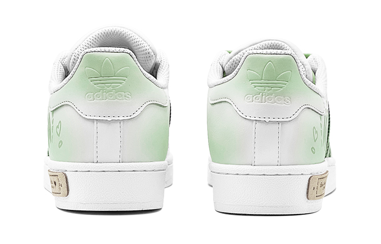 [Custom Shoes] adidas Originals Superstar 'Iridescent Stars - Green' 圖 5