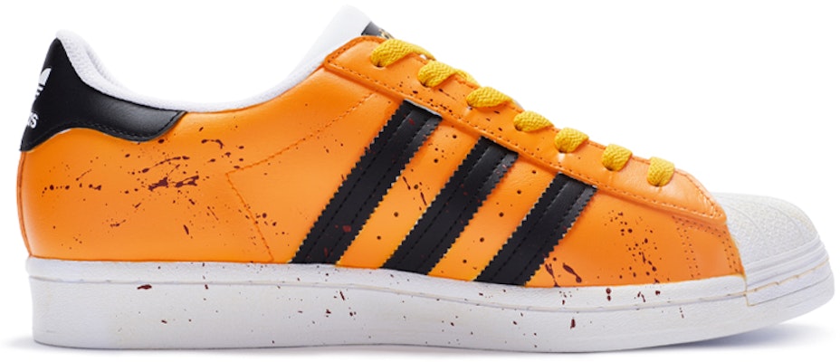 아디다스 오리지널 슈퍼스타 '킬빌 블랙 옐로우' 커스텀 슈즈 EG4958(TeamR-杀死比尔男女款QD) Order 아디다스 오리지널 슈퍼스타 '킬빌 블랙 옐로우' 커스텀 슈즈 EG4958(TeamR-杀死比尔男女款QD)