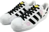 Lookbook 【訂製球鞋】adidas originals Superstar 鐳射愛心 SDS 可愛 少女 原宿風 低筒 板鞋 男女款 黑白