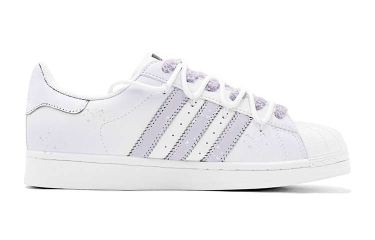Lookbook [Custom Shoes] adidas Originals Superstar 'Graffiti Corazón Dulce Lavanda' EG4958(TeamS-香芋紫甜心S-BOX)