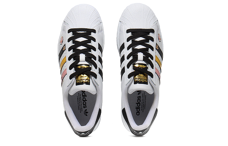 Purchase [Sepatu Custom] adidas Originals Superstar 'Lazy Kitten Putih Hitam' EG4958(Team10-三花猫）