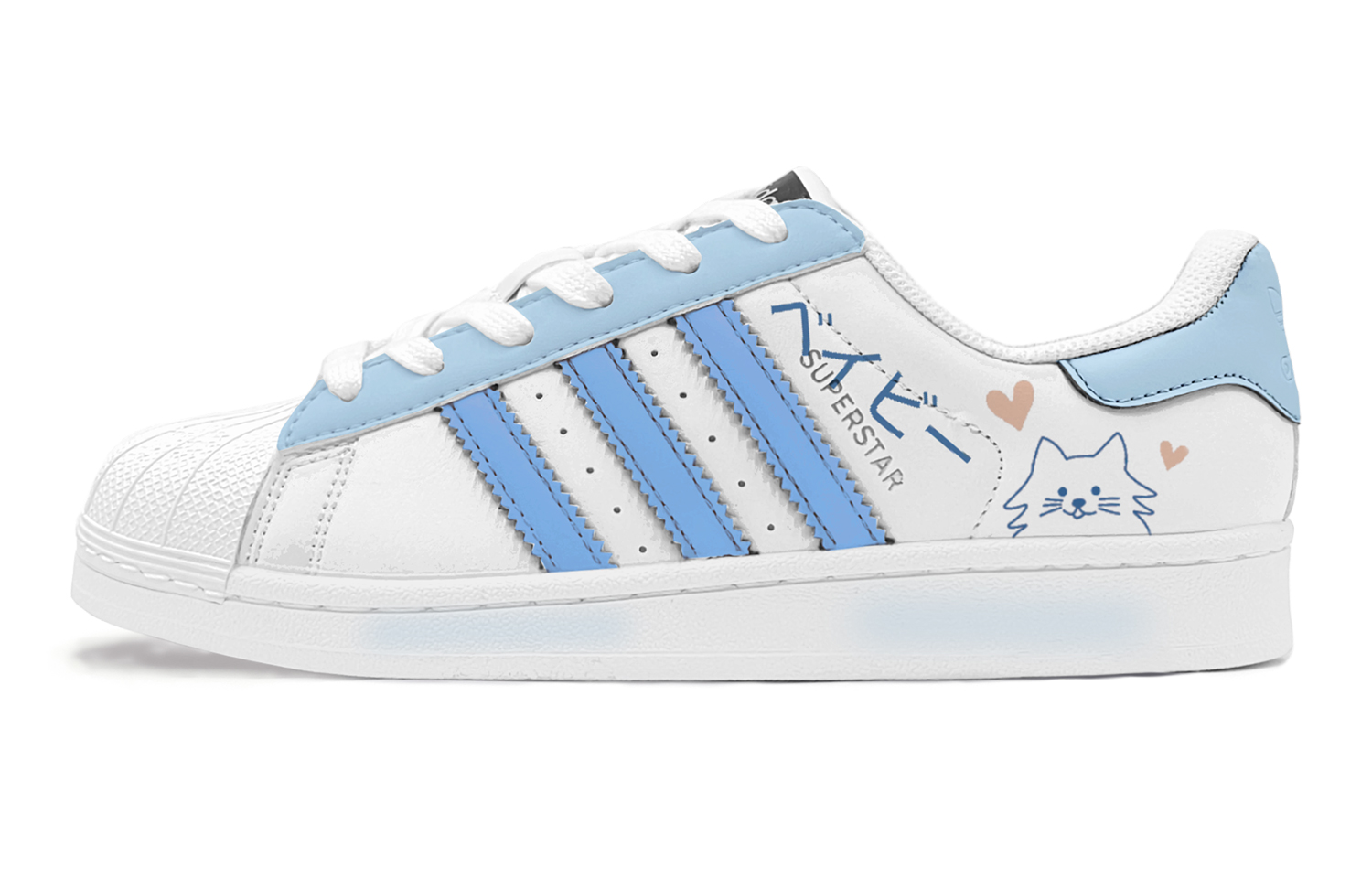 Buy 【定制鞋】adidas Originals Superstar '爱猫' EG4958(TeamS-爱心猫咪S-BOX)