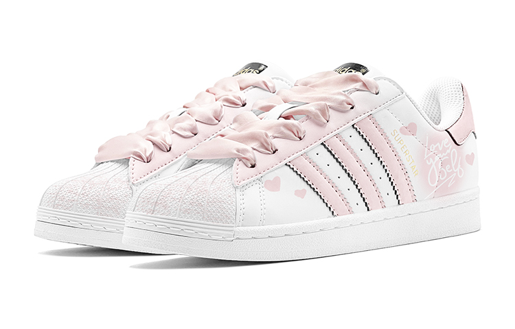 [Custom Shoes] adidas Originals Superstar 'Love Declaration White Pink' 圖 4