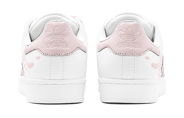 [Custom Shoes] adidas Originals Superstar 'Love Declaration White Pink' 圖 5
