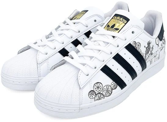 【訂製球鞋】adidas originals Superstar 貝殼頭 機械鳥 低筒 板鞋 男女款 黑色 Lookbook 【訂製球鞋】adidas originals Superstar 貝殼頭 機械鳥 低筒 板鞋 男女款 黑色