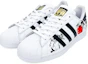 Shop 【訂製球鞋】adidas originals Superstar 貝殼頭 東方熊貓 低筒 板鞋 男女款 黑紅