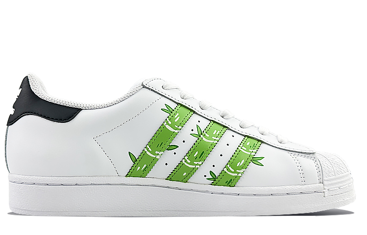Order 【定制鞋款】阿迪达斯 三叶草 Superstar '熊猫' EG4958(Team40-男女款金标熊猫)
