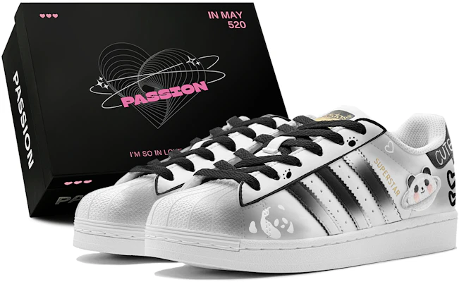 아디다스 오리지널 슈퍼스타 '판다 그라피티' 커스텀 슈즈 EG4958(TeamS2-星球熊猫S-BOX) Buy 아디다스 오리지널 슈퍼스타 '판다 그라피티' 커스텀 슈즈 EG4958(TeamS2-星球熊猫S-BOX)