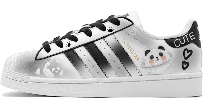 아디다스 오리지널 슈퍼스타 '판다 그라피티' 커스텀 슈즈 EG4958(TeamS2-星球熊猫S-BOX) Order 아디다스 오리지널 슈퍼스타 '판다 그라피티' 커스텀 슈즈 EG4958(TeamS2-星球熊猫S-BOX)