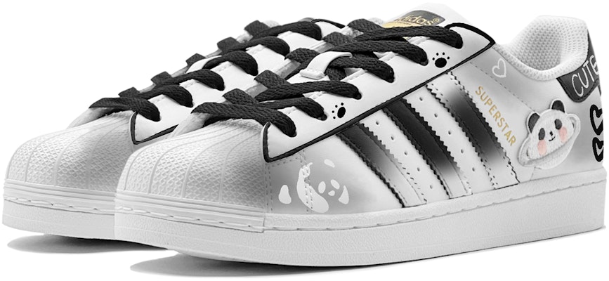 아디다스 오리지널 슈퍼스타 '판다 그라피티' 커스텀 슈즈 EG4958(TeamS2-星球熊猫S-BOX) Shop 아디다스 오리지널 슈퍼스타 '판다 그라피티' 커스텀 슈즈 EG4958(TeamS2-星球熊猫S-BOX)