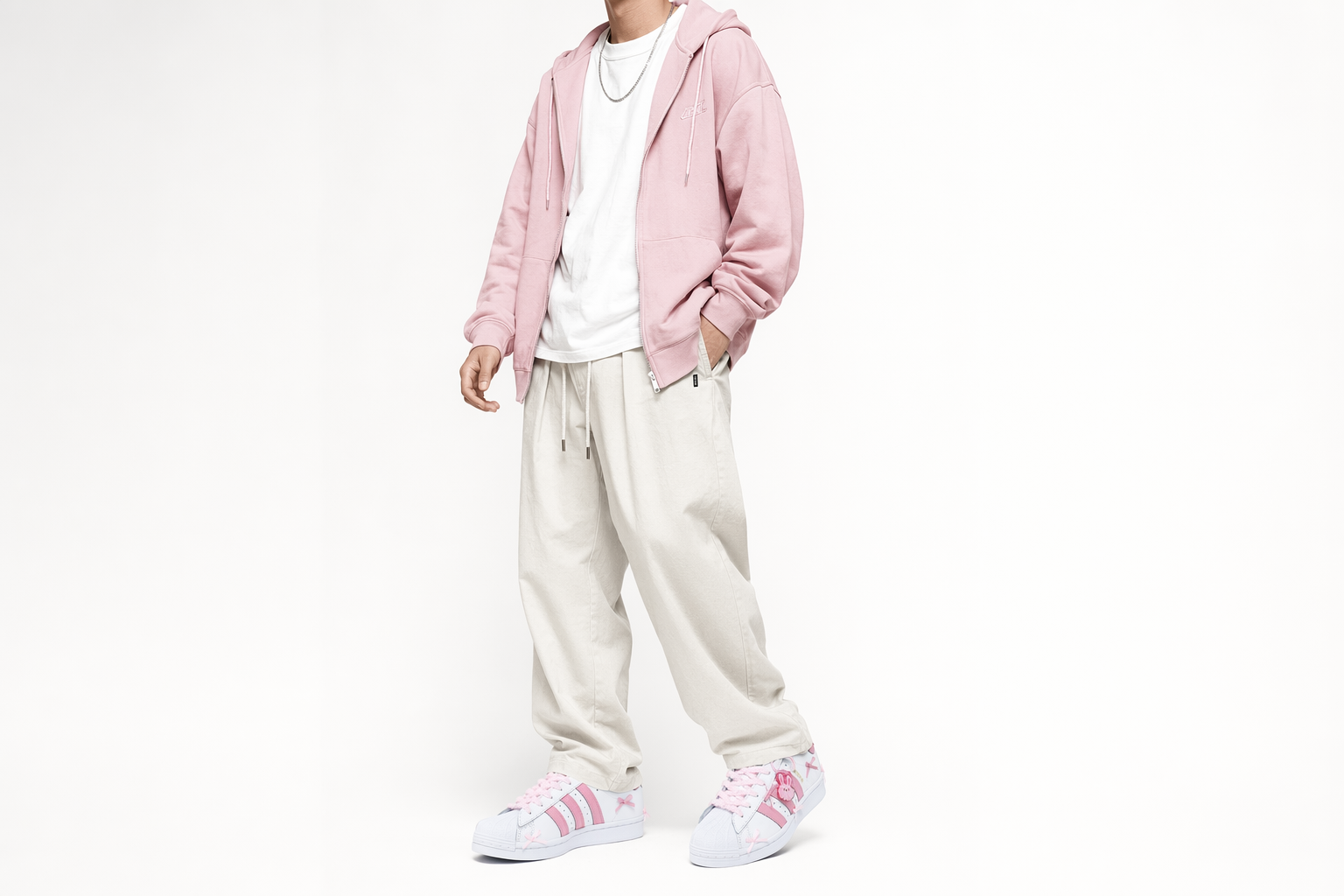 Order [定制鞋] adidas Originals Superstar '粉色蝴蝶结' EG4958(Team168-蝴蝶结S-BOX）
