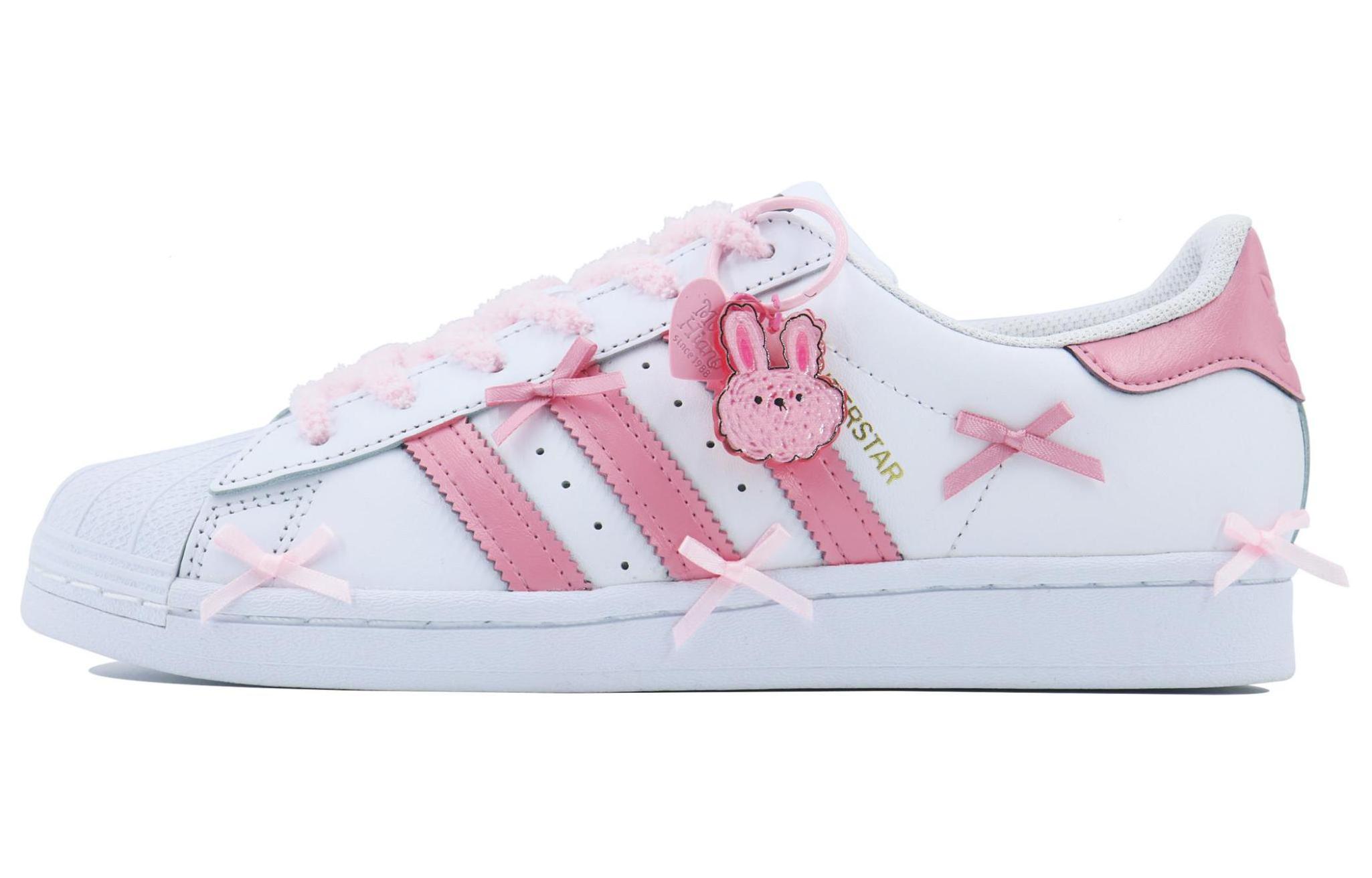 Lookbook [定制鞋] adidas Originals Superstar '粉色蝴蝶结' EG4958(Team168-蝴蝶结S-BOX）