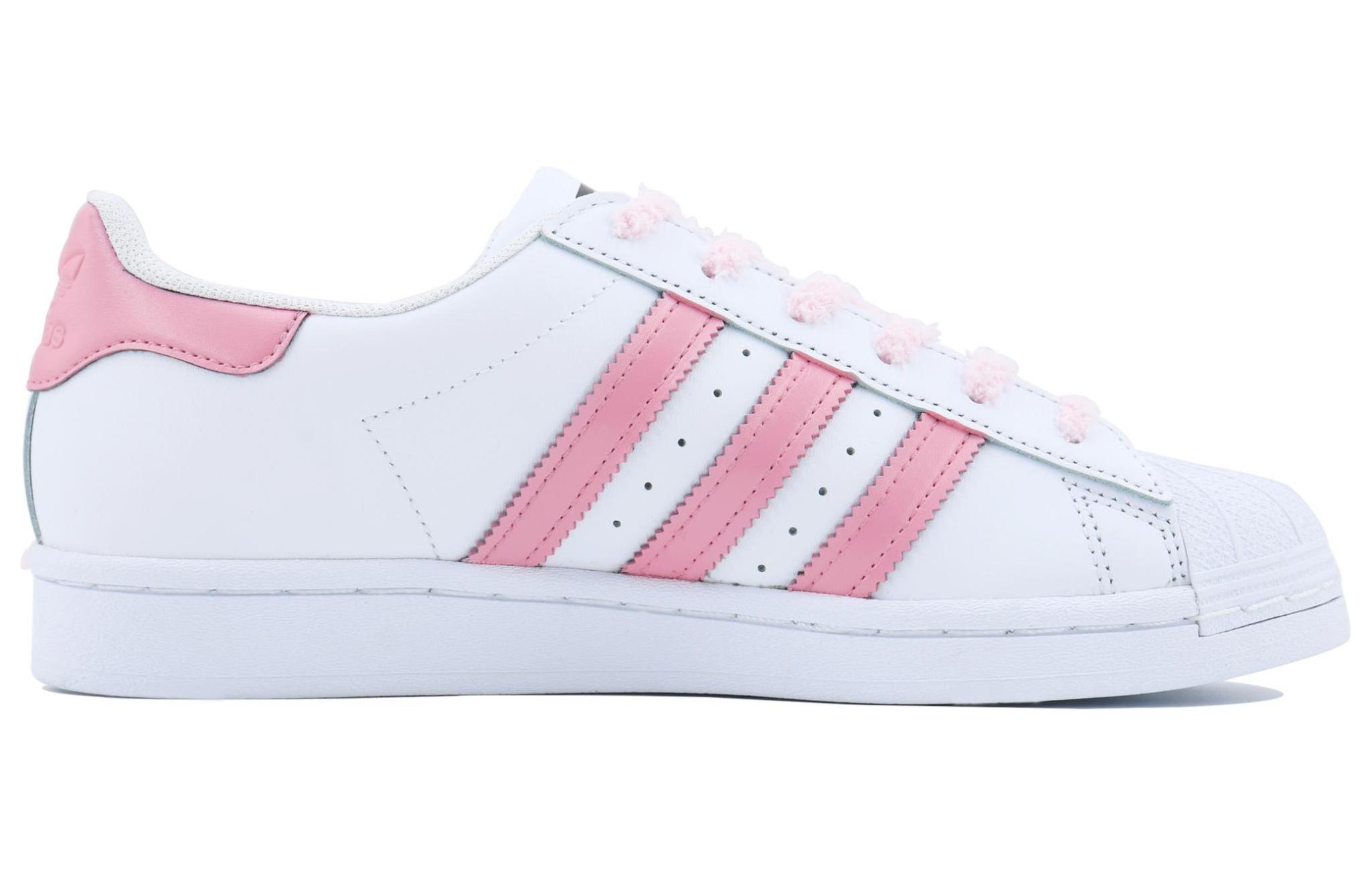 Shop [定制鞋] adidas Originals Superstar '粉色蝴蝶结' EG4958(Team168-蝴蝶结S-BOX）