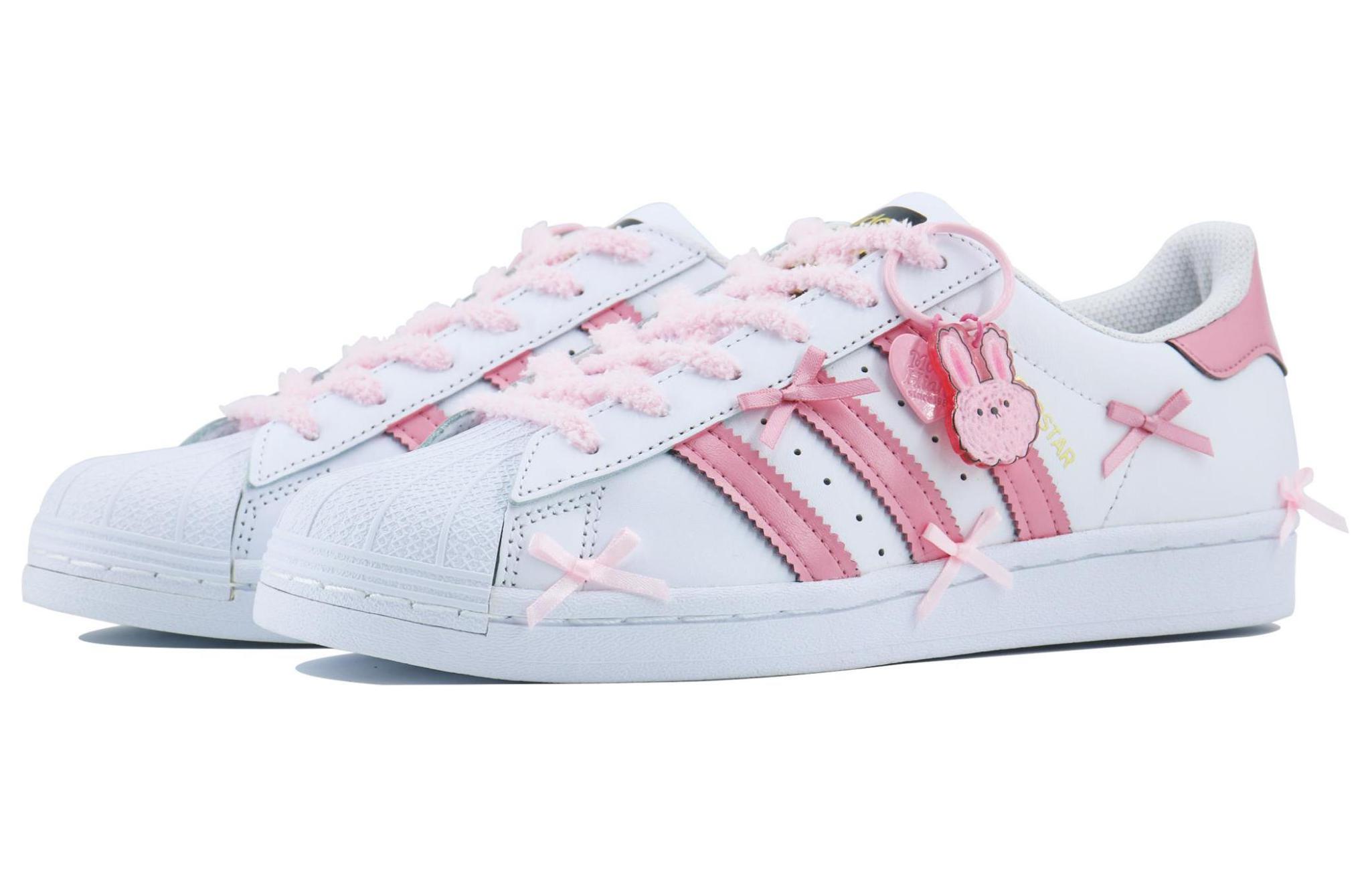 Purchase [定制鞋] adidas Originals Superstar '粉色蝴蝶结' EG4958(Team168-蝴蝶结S-BOX）