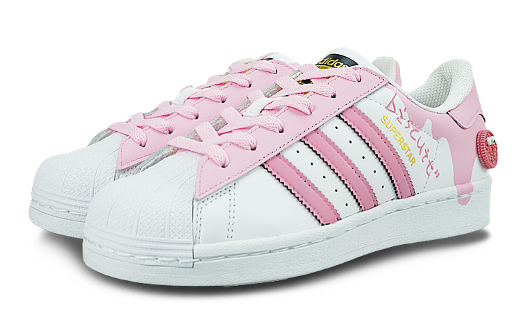 Lookbook [Zapatillas Personalizadas] adidas Originals Superstar 'Galleta Rosa' EG4958(Team58-粉色曲奇)