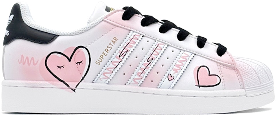 아디다스 오리지널 슈퍼스타 '핑크 화이트' (커스텀) EG4958(Team88-浪漫粉星S-BOX) Order 아디다스 오리지널 슈퍼스타 '핑크 화이트' (커스텀) EG4958(Team88-浪漫粉星S-BOX)