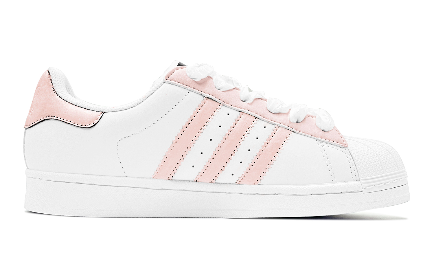 Lookbook [Sepatu Kustom] adidas Originals Superstar 'Pink White Kelinci' EG4958(TeamS-萌趣兔兔S-BOX)